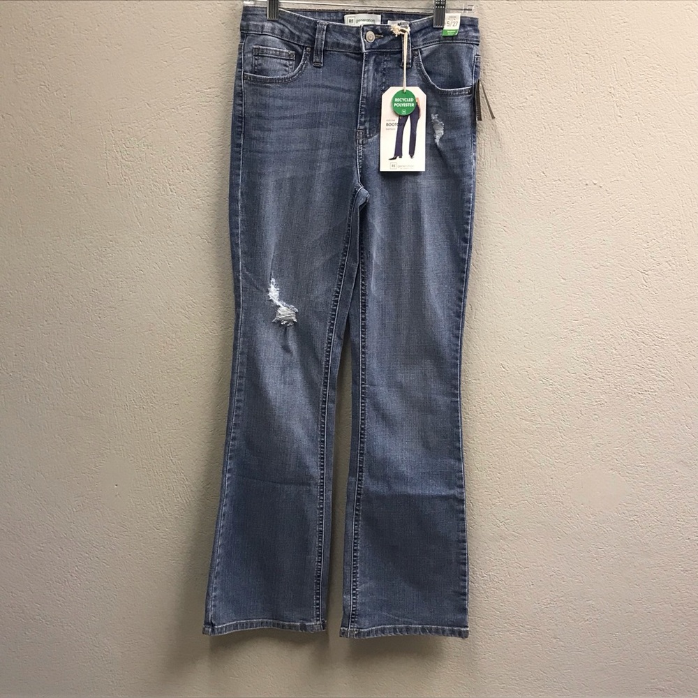 RE Generation by Celebrity Pink Mid Rise Bootcut Jeans Size 5/27 NWT